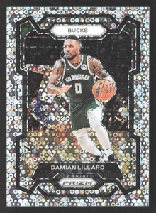 2023-24 Panini Prizm Damian Lillard #35 Fast Break Silver Milwaukee Bucks - Picture 1 of 2