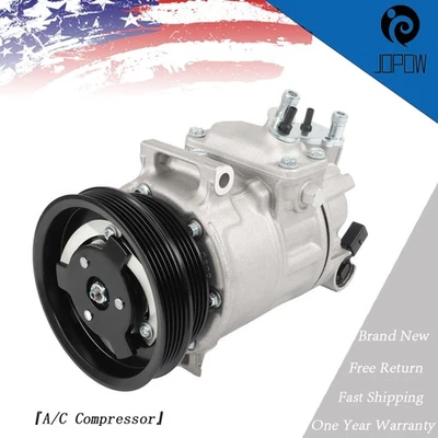 Compresor de aire acondicionado con embrague para Volkswagen Touran 05-14 2,5 L aluminio CO 4574JC Foto 1 de 4