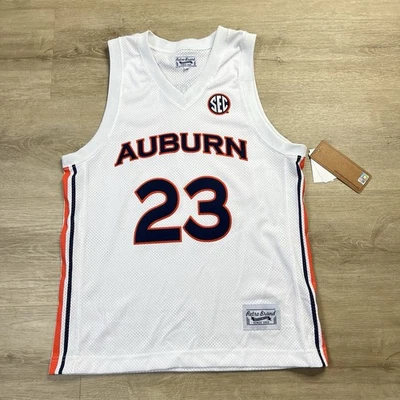 Camiseta de basquete Auburn Tigers Isaac Okoro #23 marca retrô masculina média nova com etiquetas - Imagem 1 de 4