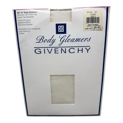 GIVENCHY Body Gleamers Brillantes Transparente Control Top Pantimedias Marfil 157 Talla D Foto 1 de 2