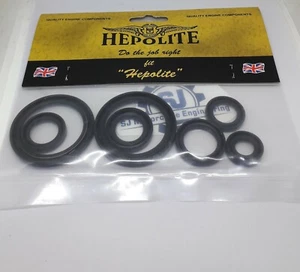 HEPOLITE BSA B25 C25 B44 B50 OIL SEAL KIT COMPLETE 1967-1972 SJ862 - Picture 1 of 1