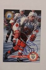 1996-97 German DEL #153 In Person Auto Lars Hurtig EV Landshut