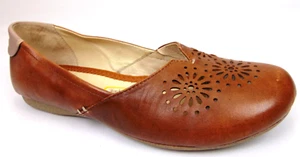 Josef Seibel Fiona 341 Women Size 6.0 Brown Leather SlipOn Moccasin Loafer Shoes - Picture 1 of 13