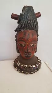African Mask. Head Yoruba? Head African - Picture 1 of 10