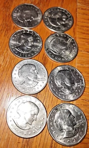 8-1979 SUSAN B. ANTHONY *SILVERY* DOLLARS UNCIRCULATED SEE HD PICS #3036EPC - Picture 1 of 6
