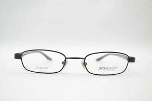 Pro Design Denmark Zenith 7302 Titanium Black Blue Oval Glasses New - Picture 1 of 6