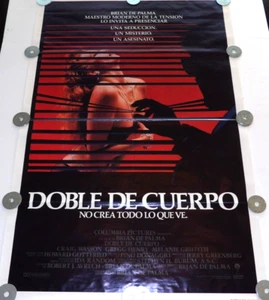 "DOBLE DE CUERPO" 27X41 ONE SHEET MOVIE POSTER BRIAN DEPALMA - Picture 1 of 4