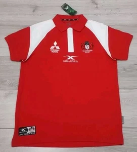 NEW - Gloucester Rugby Redfearn Polo T-Shirt - XBlades Small S Red Top BNWT G5D - Picture 1 of 11