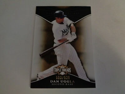 2009 Topps Triple Threads Sepia Dan Uggla Card #83 Serial #503/525 - Image 1 of 2