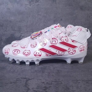 ADIDAS Freak 22 Big Mood Football Cleats Mens 8-14 Emojis White Red Adizero - Picture 1 of 5
