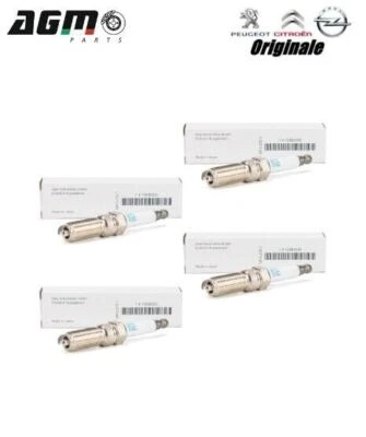 KIT 4 CANDELE ACCENSIONE MOTORE ORIGINALE OPEL ASTRA K 1,4 B CNG METANO 12680330 - Image 1 of 4