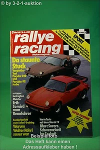 Rallye Racing 5/79 Porsche Turbo + 928 Datsun 280 ZX + Poster - Foto 1 di 1