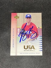 Jeremy Bleich 2005 Upper Deck USA Junior National Team #82 Auto Signed RC Card