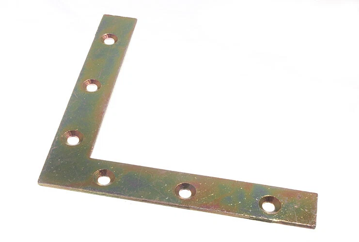 200 X Staffe Angolari Piatte 125Mm (5 Pollici) Yzp Acciaio | Onestopdiy N - Immagine 1 di 1