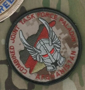 AFGHANISTAN JSOC SPECIAL WARFARE COMBINED JOINT TASK FORCE PALADIN velkrö PATCH - Bild 1 von 12