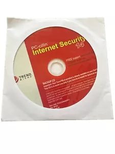 PC-cillin Antivirus 14 Internet Security Software Trend Micro Back Up CD NEW! - Picture 1 of 1