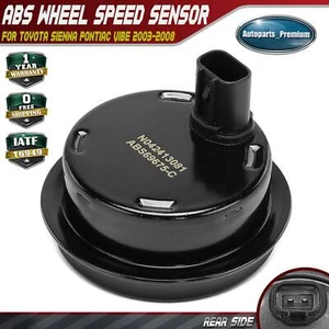 Rear Side ABS Wheel Speed Sensor for Toyota Sienna Matrix Pontiac Vibe 2003-2008 - Picture 1 of 9