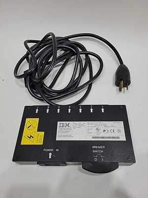 IBM 32P1762 DPI Universal Rack PDU 9306-RTP 7 Total Outlets 1x Breaker - Image 1 of 4