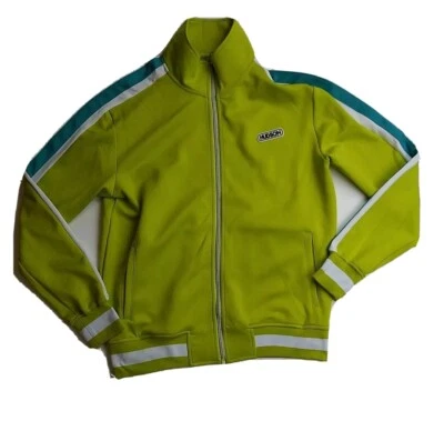 Hudson 外套 100% 正品拉链运动夹克男式 L 码绿色标志  — 第 1/4 张图片