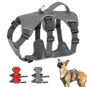 Dog Harness No Pull Reflective Safety Vest w/ Handle Waterproof Adjustable Nylon - Picture 1 of 19