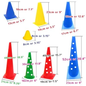Traffic Marker Cones for Team Sports Football  Skates - Picture 1 of 4