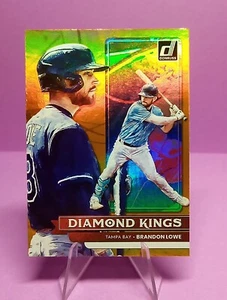2022 Panini Donruss - Diamond Kings Holo Orange #1 Brandon Lowe - Picture 1 of 2