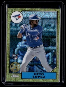 2022 Topps Chrome Silver Pack 1987 Otto Lopez RC Toronto Blue Jays #T87C2-65 - Picture 1 of 2
