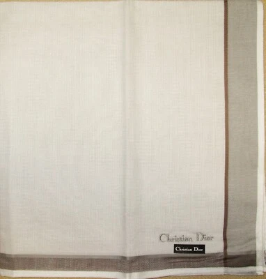 CHRISTIAN DIOR *Mens Jacquard Scarf Handkerchief 47cm /KAKESOB - Image 1 of 4