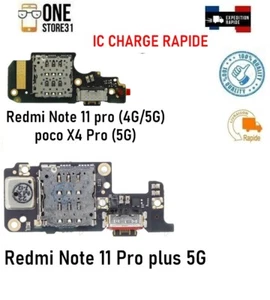 Mikrofon Ladebuchse für Xiaomi Redmi Note 11 Pro (4G 5G) / 11 Pro Plus - Bild 1 von 3