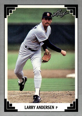 1991 Leaf #407 Larry Andersen - Image 1 of 2