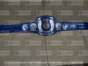 Indianapolis Colts Championship Belt 2mm brass - Picture 1 of 5