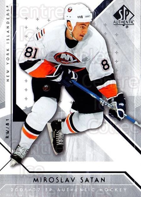 2006-07 SP Authentic #40 Miroslav Satan - Image 1 of 1