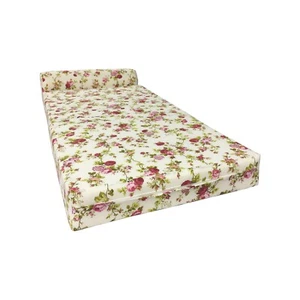 Rose White Sleeper Chair Folding Foam Bed, Sleepover Sofa Bed 6 x 36 x 70 - Picture 1 of 3