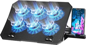 Base De Enfriamiento Silencio Para Laptop 15.6 Pulgadas Con 2 Ventilador Abanico - Afbeelding 1 van 12
