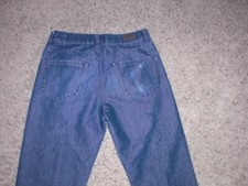 MICHAEL KORS dark blue stretch straight Jeans 30x30 distressed style