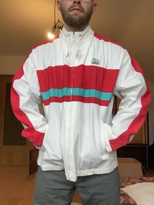 Schneeweiße Lacoste Jacke Vintage - Bild 1 von 4