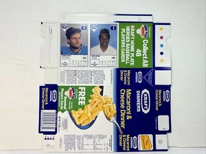 George Brett Tony Gwynn 1987 Kraft Home Plate Heroes Never Folded Panel/Box - Picture 1 of 3