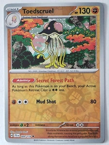 REVERSE HOLO Toedscruel 089/159 casi nuevo/M - Tarjeta Pokémon Journey Together - Imagen 1 de 2