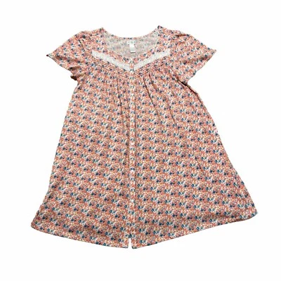 De Colección Adonna Abrigo Camisón Muumuu Bata Mujer Talla Mediana Floral Salón Dormir Foto 1 de 4