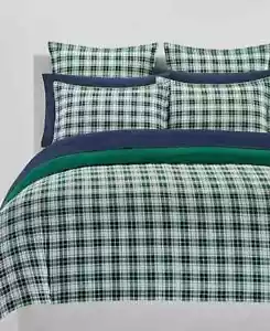 Lauren Ralph Lauren Ulster 3 Piece Comforter Set,, Green/White NWT - Picture 1 of 4