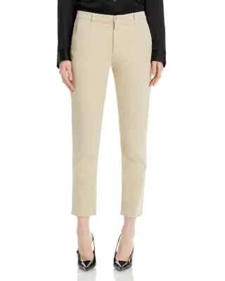 Pantalones rectos AG Caden para mujer 31 crema espuma bolsillos lisos botón cierre cremallera Foto 1 de 4