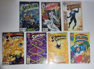 7 1990's Comic Book Lot Marvel/DC Superman Captain America Silver Surfer VG - Bild 1 von 14