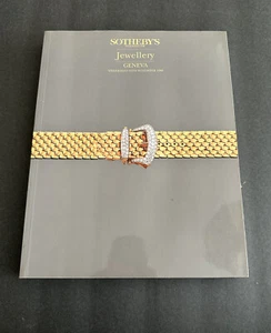 Sotheby’s Auction Catalogue - Magnificent Jewels Geneva November 16 , 1988 - Imagen 1 de 11