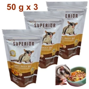 Sugar Glider Food Superior Pellets Animal Natural Mixed Fruit Protein Honey50gx3 - Picture 1 of 14