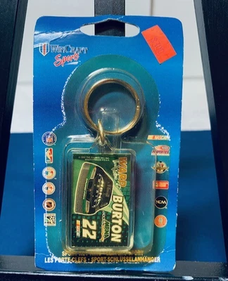 Wincraft NASCAR Pin MBNA Vintage Key chain #22 Ward Burton Bill Davis Racing NIB - Image 1 of 4