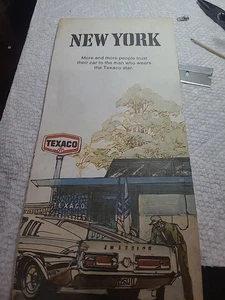 Shelby Texaco Oil Nueva York Región Metropolitana Carretera Mapa 1974 De Colección - Imagen 1 de 3