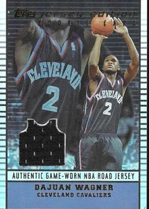 Dajuan Wagner Topps Jersey Edition 2002-03 Rookie Game Worn Jersey Cavaliers - Bild 1 von 2
