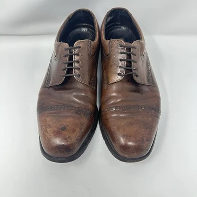 Florsheim Mens Shoe 10.5 EEE Magneforce Brown Dress Casual Lace Up Oxfords - Image 1 of 4