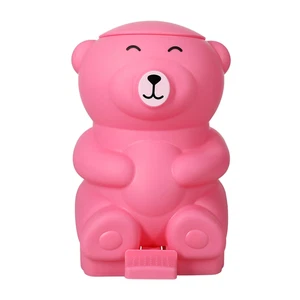 NEU Rosa Gummibärchen Mülleimer Abfallkorb Eimer 1,3 Gal. 11" hoher Fußpedaldeckel - Bild 1 von 8