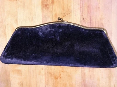 Bolso de mano de terciopelo - vintage Foto 1 de 3